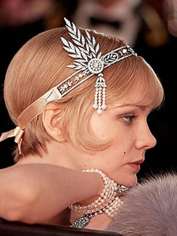 The Great Gatsby Hair Accessories Crystal Pearl Tels The Great Gatsby Hair Accessories Crystal Pearl Tels Headbands Head Jewelry A027