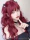 Red Long Wavy Cute Lolita Wig LG951