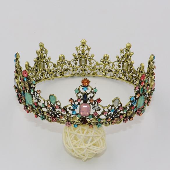 BAROQUE VINTAGE BRIDAL CROWN AC040