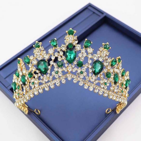 BAROQUE BRIDAL CROWN AC041