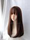 Chocolate Straight Synthetic Lace Front Wig LG527