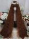 47INCH SUPER LONG CARAMEL BROWN CORN CURLS LOLITA WIG LG943