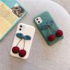 FURRY CHERRY SHOCKPROOF PROTECTIVE DESIGNER IPHONE CASE PC019