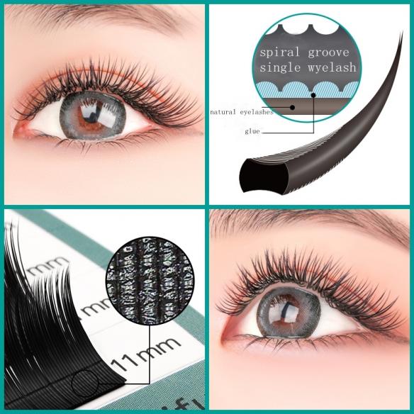 Thread Grooves Eyelashes E029