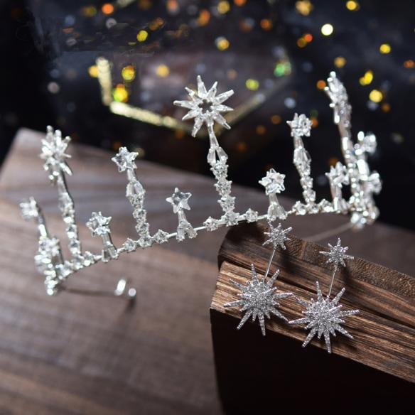 Starry Corridor Bridal Crown AC076