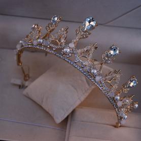 Gold Bridal Crown AC146