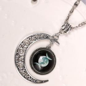 Crescent Moon Necklace A017