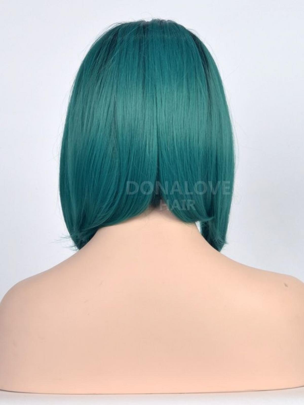 Polaris Green Bob Wave Synthetic lace front wig