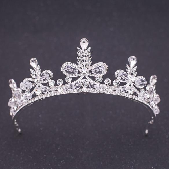 Silver Bridal Crown AC110