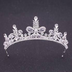 Silver Bridal Crown AC110