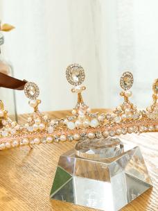 Baroque Bridal Crown AC003