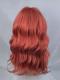 ORANGE RED WAVY SYNTHETIC WEFTED CAP WIG LG142