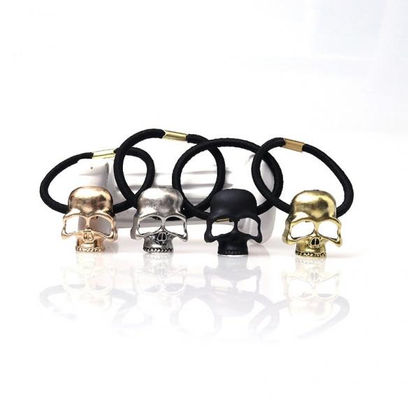 4 PCS PUNK CROW HEAD OR SKULL HAIR BAND HB222