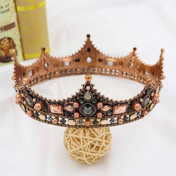 BAROQUE BRIDAL CROWN AC050