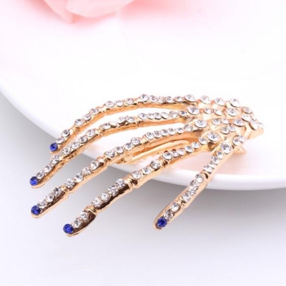 1 PC Bling Shiny Halloween Gothic Hair Clip DC137