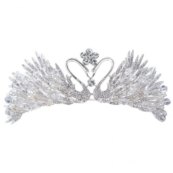 FAIRY SWAN BRIDAL CROWN AC023
