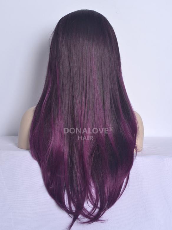 Human Hair Full Lace Wig Curly Ash Brown