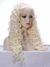 Human Hair Full Lace Wig Curly Ash Brown