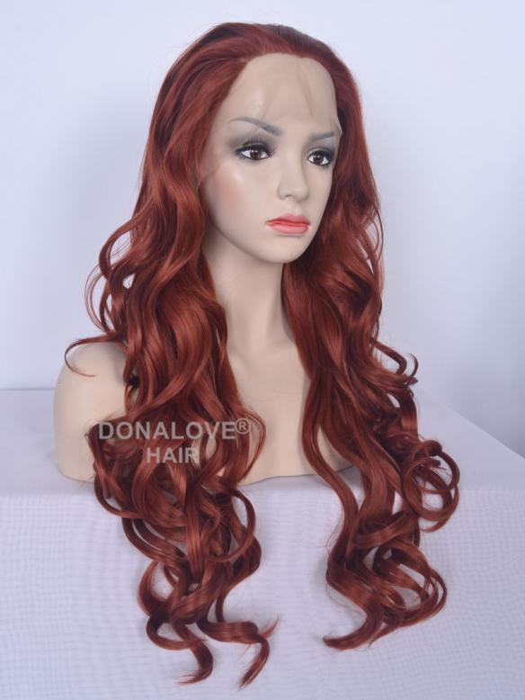 Human Hair Full Lace Wig Curly Ash Brown