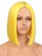 YELLOW BOB STRAIGHT SYNTHETIC LACE FRONT WIG-SNY140