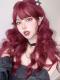 Red Long Wavy Cute Lolita Wig LG951