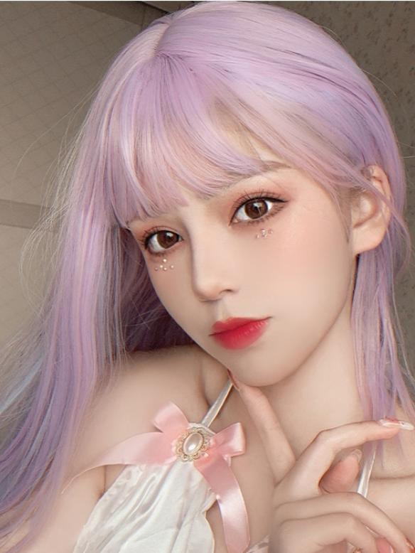 2019 New Pastel Synthetic Wefted Cap Wig LG037