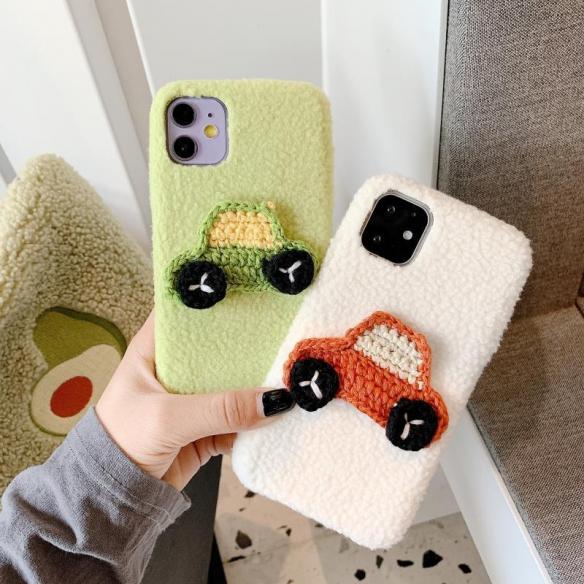 FURRY CAR SHOCKPROOF PROTECTIVE DESIGNER IPHONE CASE PC060