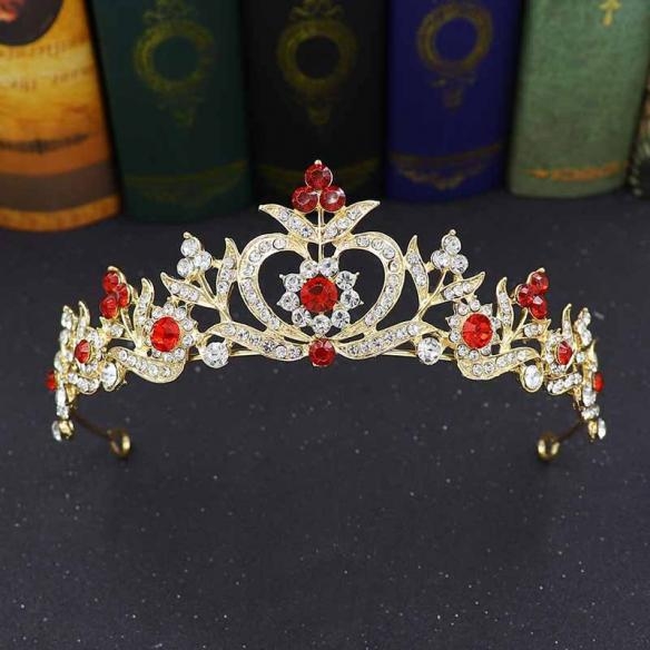 BAROQUE BRIDAL CROWN AC048