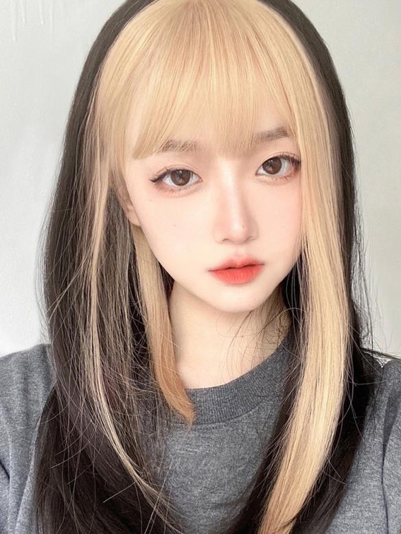 SPECIAL LONG STRAIGHT SYNTHETIC WEFTED CAP WIG LG342