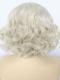 White Blonde short Wavy Lace Front Synthetic Wig SNY385