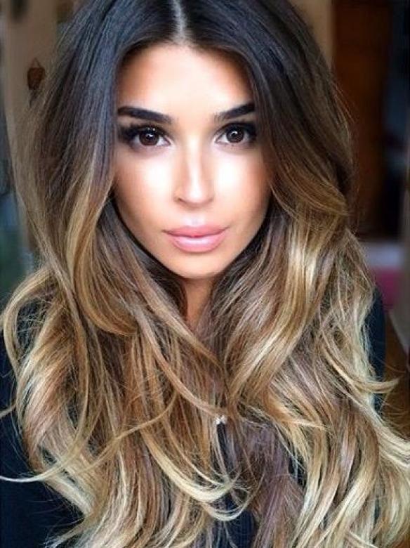 New Arrival Black Ombre Blonde Highlight Lace Front Human Hair Wig HH015