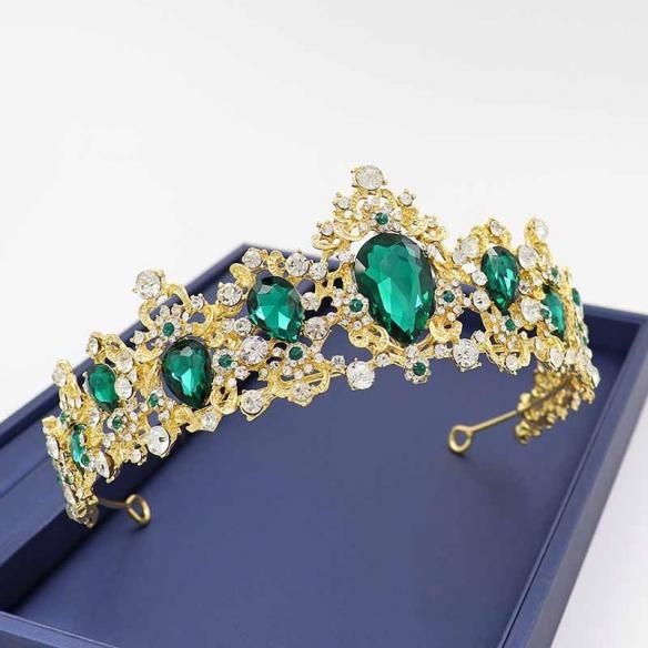 BAROQUE BRIDAL CROWN AC043