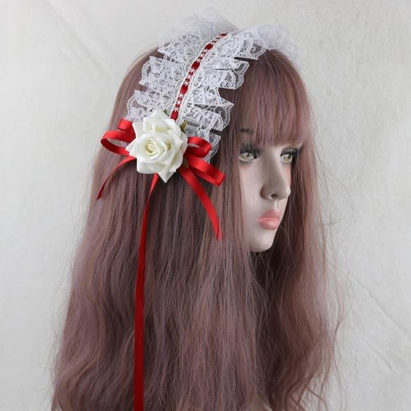 1pc Wood Rose Lolita Hair Band LH011