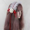 1pc Wood Rose Lolita Hair Band LH011