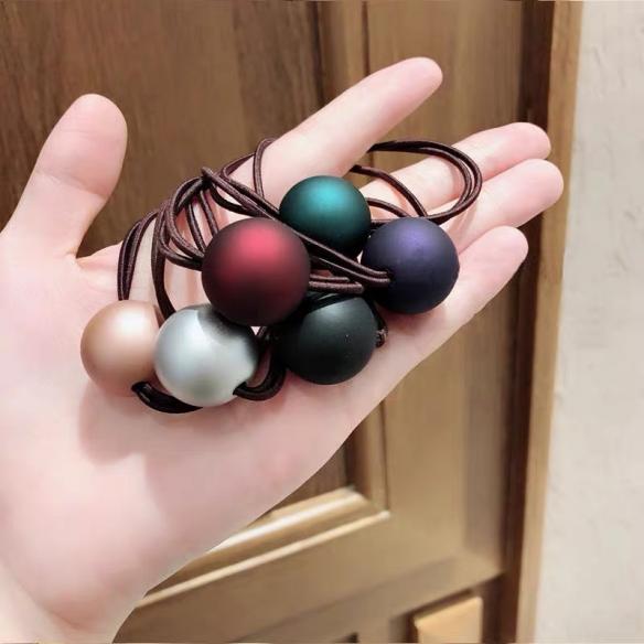 5 PCS BEAD HAIR BANDS HB218
