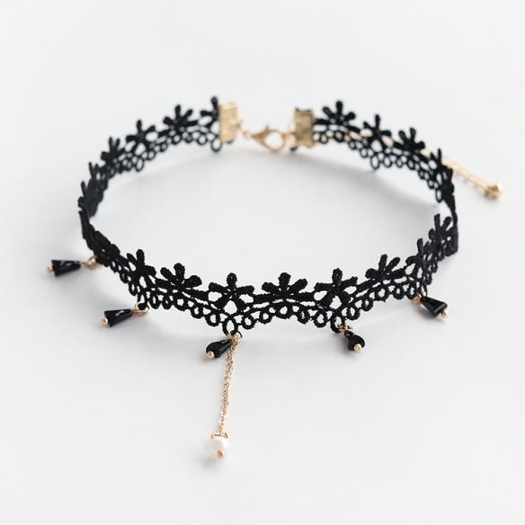 1 PC RAINDROPS LACE LOLITA NECKLACE LA033