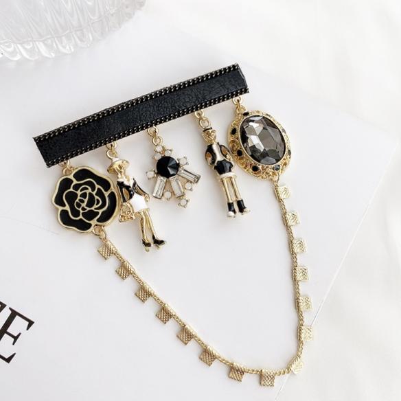 JK LOLITA BROOCH~CAMELLIA CHAINS~JK016