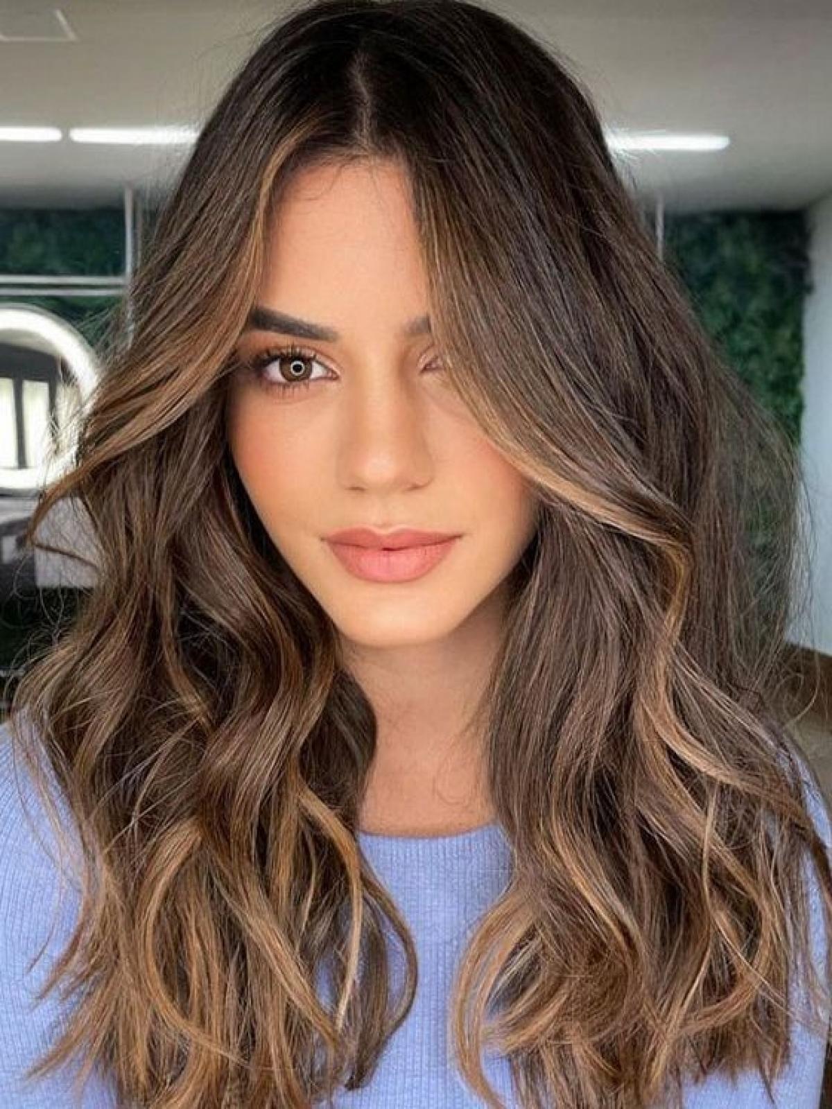 New Brown Wavy Human Hair Wig HH192 - HUMAN HAIR WIGS - DonaLoveHair
