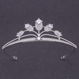 Silver Bridal Crown AC098