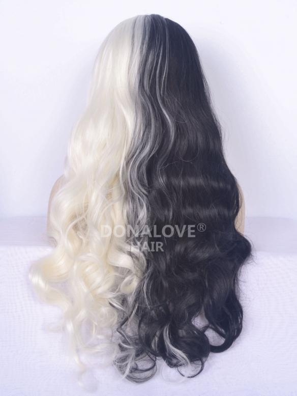 Human Hair Full Lace Wig Curly Ash Brown